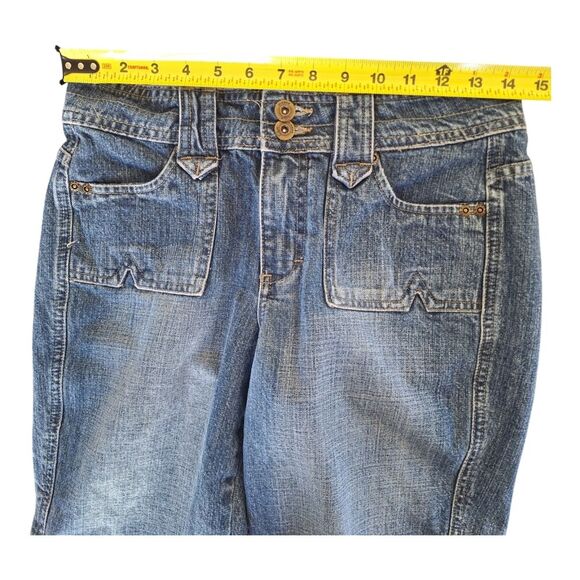 Riders Copper Shorts Denim Modest Length Blue Jean Shorts 5/6 100% Cotton - Picture 4 of 16